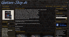 Desktop Screenshot of guitars-shop.de